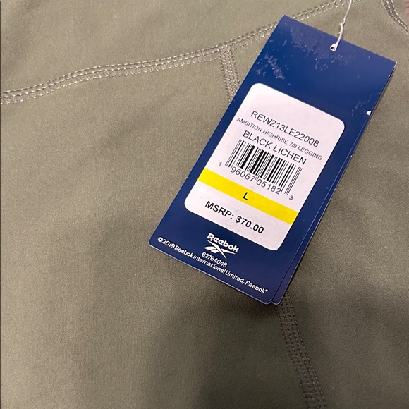 Reebok Olive Green Women's Leggings NWT - Picture 2 of 7